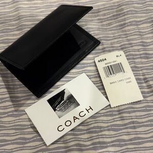 Vintage - Coach Black Card Case Holder